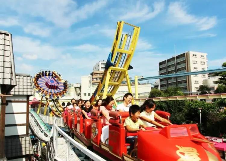 2. Experience thrills and fun at Hanayashiki, Tokyo's oldest amusement park