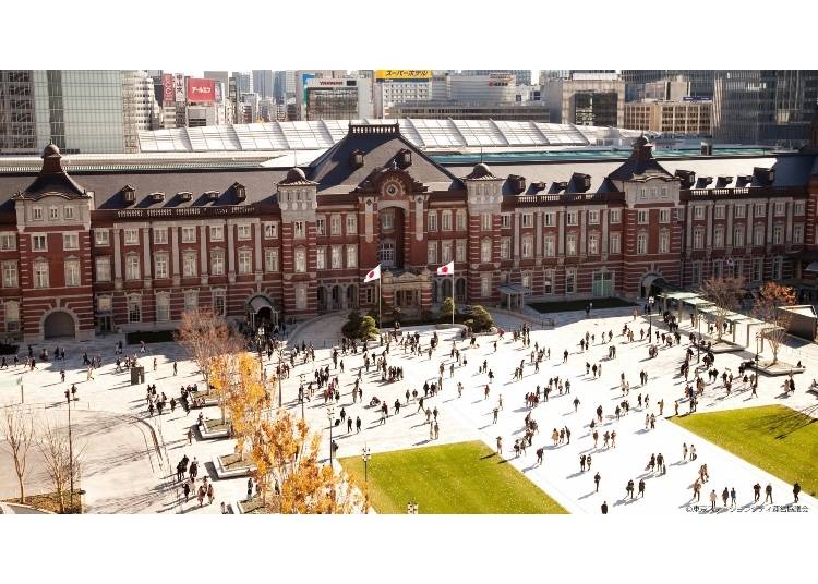 Tokyo Station aerial photo
