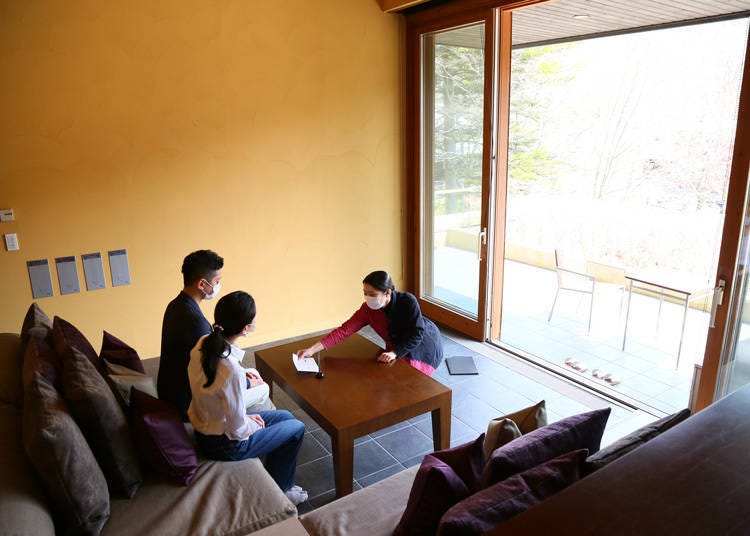 HOSHINOYA Karuizawa: In-Room Check-in