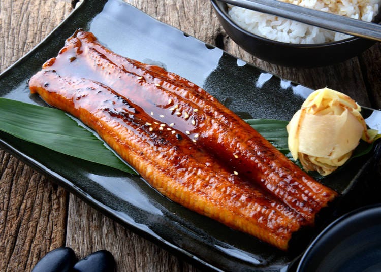 Unagi is freshwater eel which is deboned, grilled and served over rice.