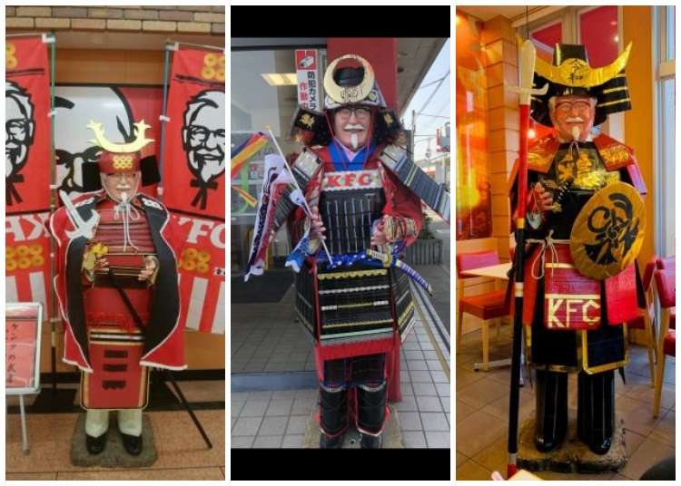 Japan Dresses KFC Colonel in Samurai Gear for Children's Day