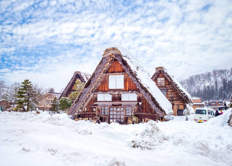 日本中部地区赏雪景点①仿若进入绘本故事世界－「白川乡」