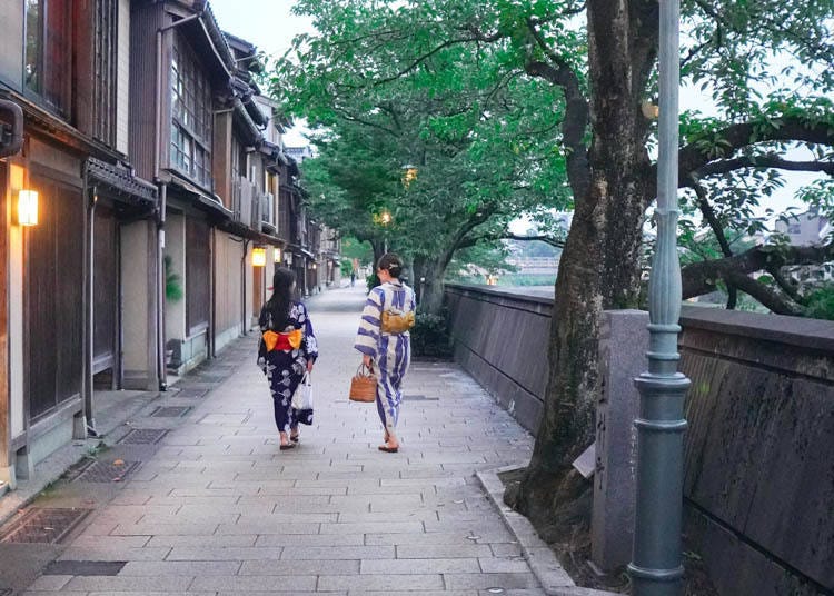 金箔を堪能した後はひがし茶屋街と周辺を散策