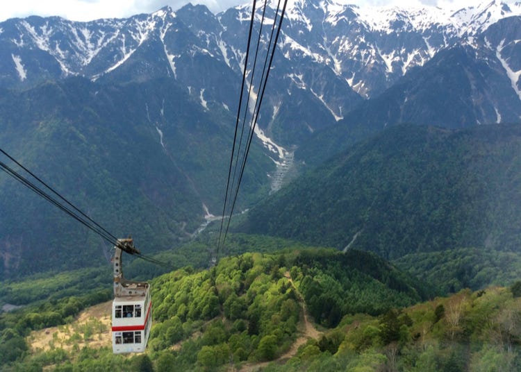 Enjoy a Panorama of the Northern Japan Alps on the Shinhotaka Ropeway!