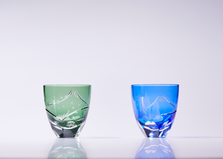 富士山陪你乾一杯！人氣傳統浮世繪化身切子玻璃杯，送禮自用兩相宜