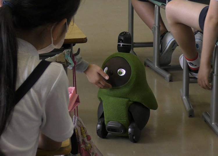 Elementary Schools: Pet robot "LOVOT" to cheer you up