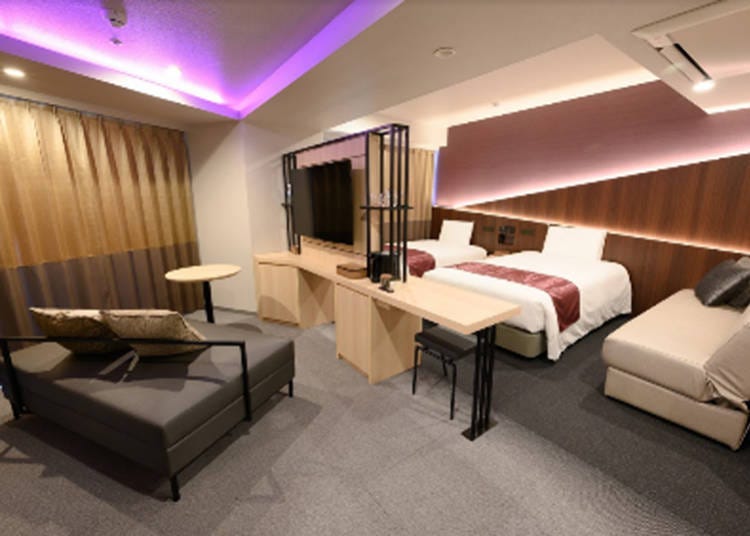 Corner Suite Room at "Henn na Hotel Tokyo Asakusa Tawaramachi" (image)