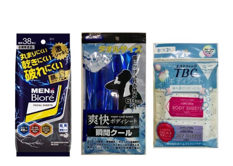 日本全家FamilyMart避暑小物⑥清爽拭汗濕紙巾