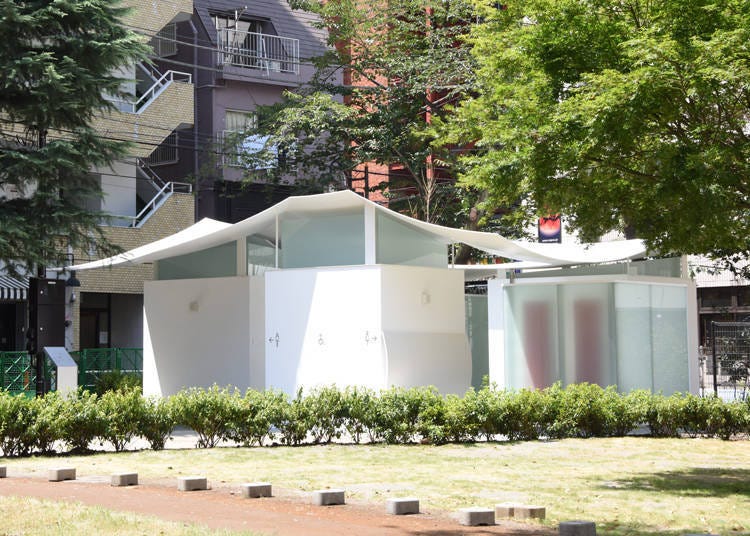 The toilet in Ebisu East Park (Courtesy of Nippon Foundation)