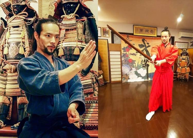 ⑤：Learn and Train with Samurai in Tokyo(도쿄 사무라이와 함께 배워보는 시간)