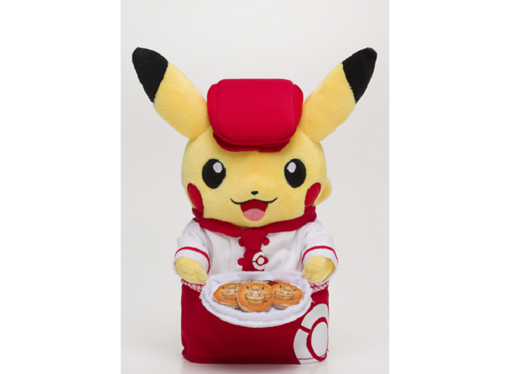 Plush Pokémon Café Waitress Pikachu 2,200 yen (tax included)*