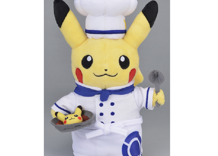 봉제인형 Pokémon Café 쉐프 피카츄 2200엔(세금 포함)※