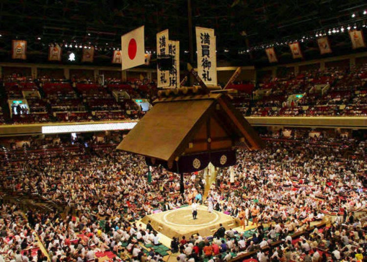 2. Watch the national sport of Japan, Sumo wrestling