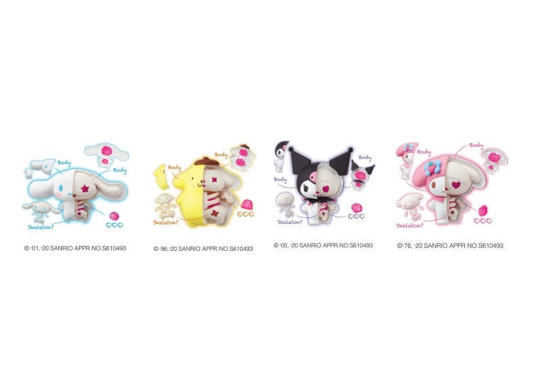 ©'76,'96,'01,'05,'20 SANRIO APPR.NO. S610906