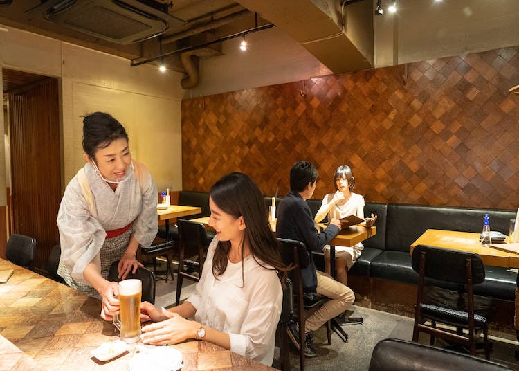 The full-on Japanese omotenashi hospitality experience at Iroha Roppongi.