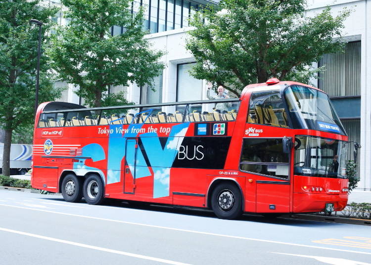Skyhop Bus: Hop on and off at the destinations you choose - it’s a cheap and great way to tour Tokyo!
