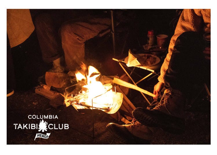冬季露營③昭和森林花園中人氣的戶外「哥倫比亞迷你營火俱樂部」