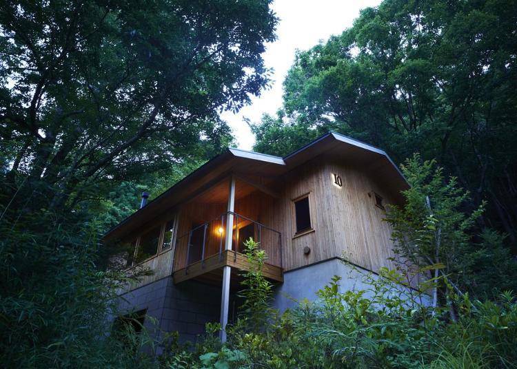 1. 體驗在森林中泡湯的極樂享受「箱根Retreat Villa 1/f」