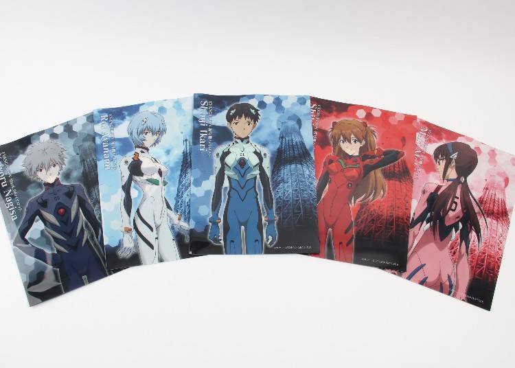 EVANGELION トウキョウスカイツリー(R)計画 クリアファイル 各440日元　©khara ©TOKYO-SKYTREE
