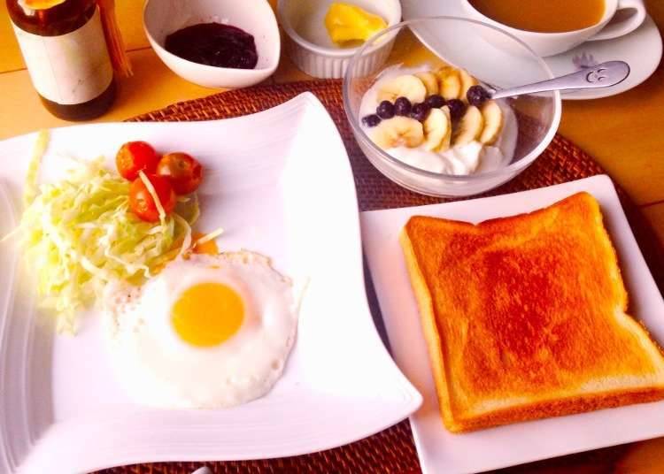 日本人早餐不一定都喝味增湯啦！西式早餐這樣吃