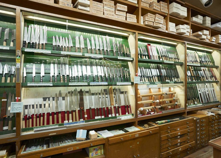 A knife used for a particular cuisine may actually differ from one region to another, so there are unlimited depths to explore in these racks.