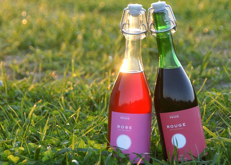 TSUKUBA PRIMO的ROUGE紅酒與ROSE粉紅酒