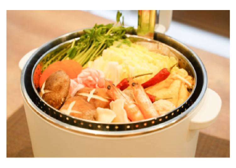 鍋底有什麼一眼就知道！日本食材升降功能湯鍋，想吃什麼不用再慢慢撈～