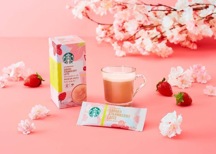 Starbucks Premium Mix Sakura Strawberry Latte 4 pack 398 yen (excluding tax)