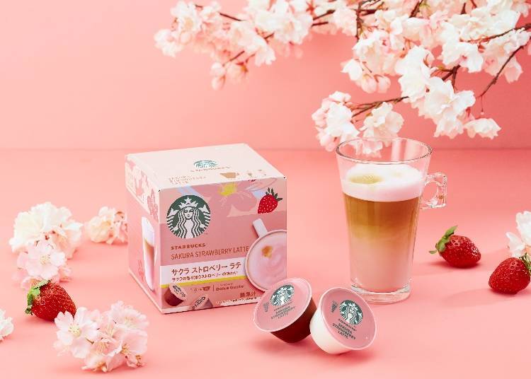 星巴克(スターバックス®)櫻花草莓拿鐵雀巢咖啡專用膠囊 12P (6杯份) 908日圓(不含稅)