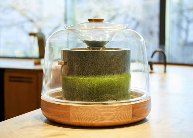 2. Starbucks Reserve® Roastery Stone Mill: 3 Matcha Beverages, Ground Right Before Your Eyes!