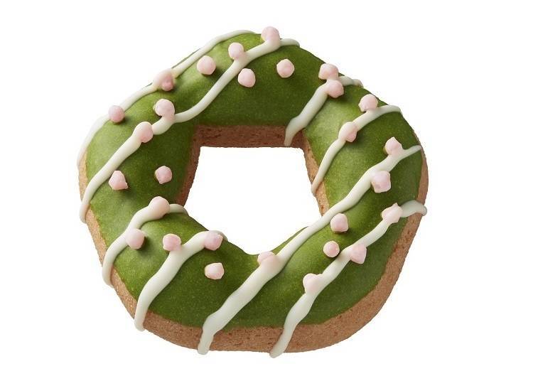 Sakura Mochito Donut Uji Matcha Chocolate 180 yen (excluding tax)