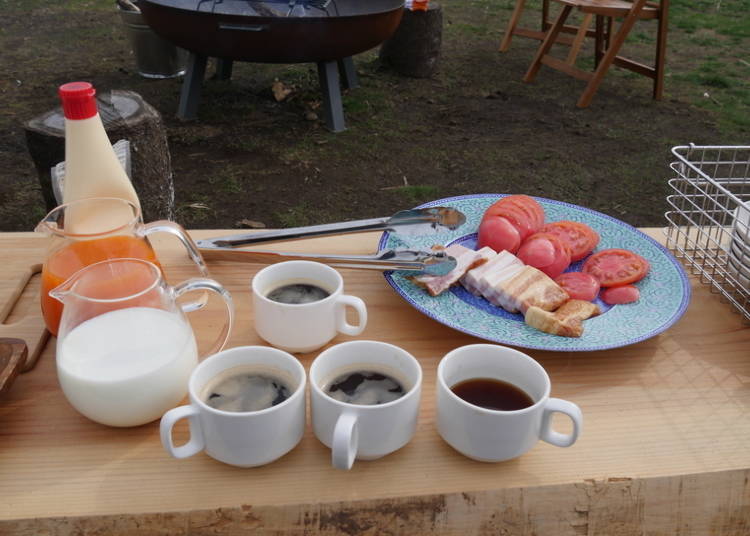 Breakfast also makes used of locally-sourced ingredients.