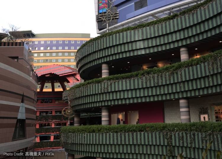 11. Shop and catch a fountain show at Canal City Hakata