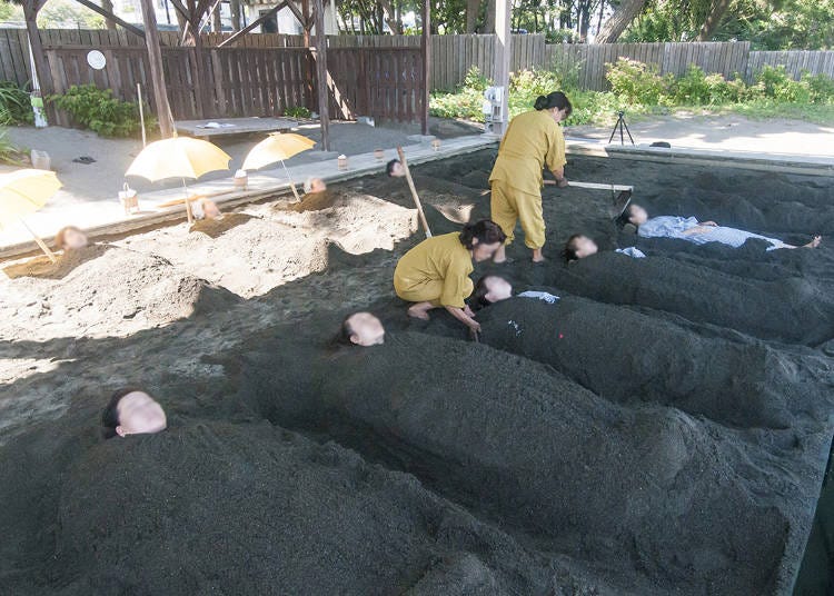 3. Beppu Beach Sand Bath