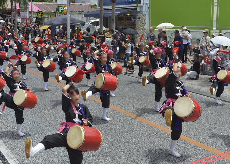 18. The 10,000 Eisa Dancers Parade (Early August)