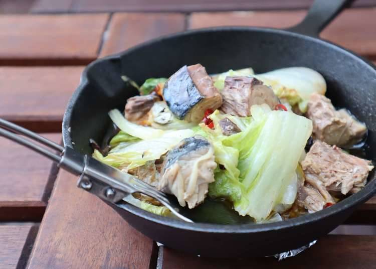 蒜香四溢促進食欲！鯖魚罐頭ajillo