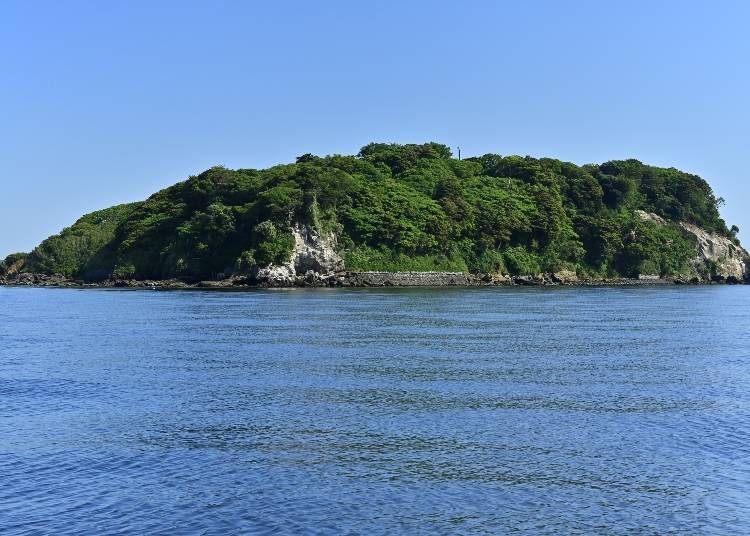 2．搭船10分钟就到～残存废墟的东京湾唯一无人岛「猿岛」／神奈川