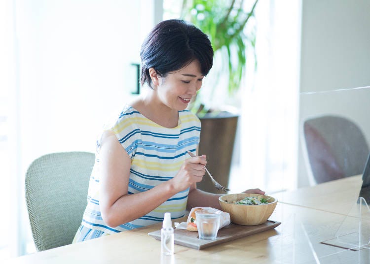 一人でもレストランやカフェに入りやすい雰囲気を作ってくれていてありがたい！