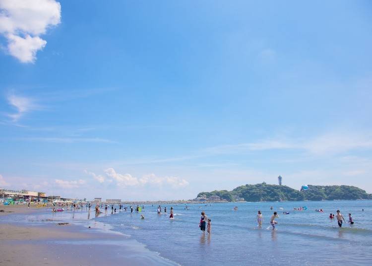 擁有藍旗海灘認證的高優質海岸「片瀨西濱 鵠沼海水浴場」