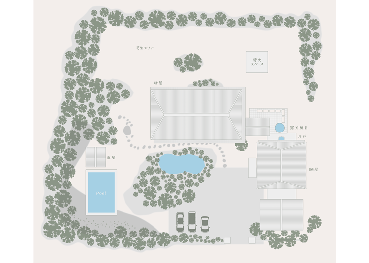 Layout of Shoya no Sato Old Folk House Tanaka