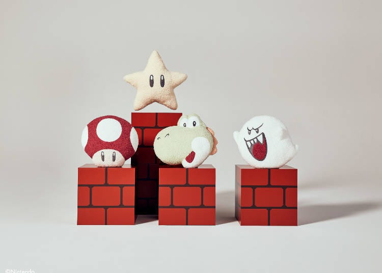 Character cushions © Nintendo