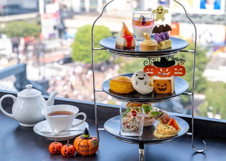 4. Shibuya Excel Hotel Tokyu: Halloween-Themed Treats Using Shine Muscat Grapes and Domestic Chestnuts
