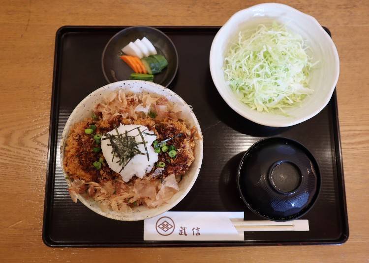 ▶酱油炸猪排丼菲力（竹）／1,870日元