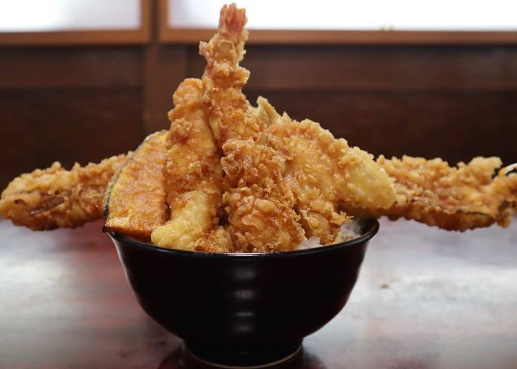 Time to feast! Mega Donburi Jogai Tendon!