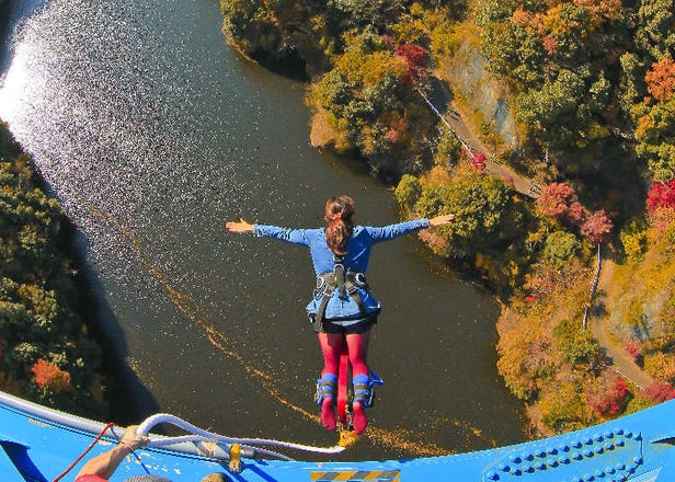秋季必玩「龙神高空弹跳」带你扑向金黄枫红的特别体验！【日本茨城】