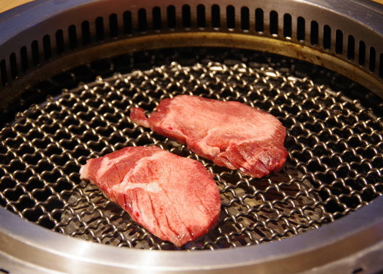 Eat yakiniku in order: start with the least fatty meat