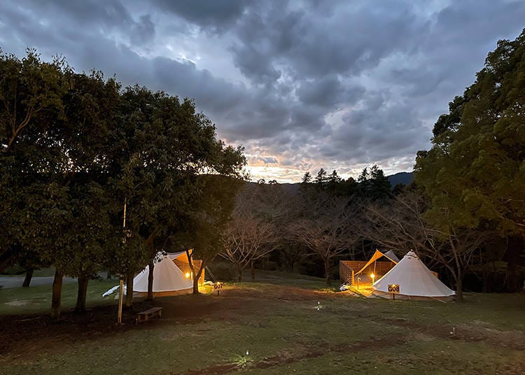 Into the extraordinary: the tranquil HANAYASATOYAMA camp and resort
