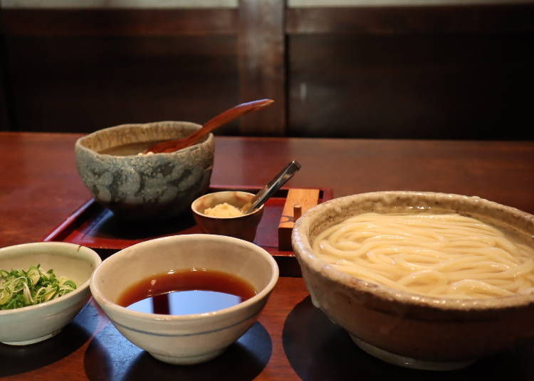 Authentic Kamaage Udon, Japanese Cuisine, and Sake