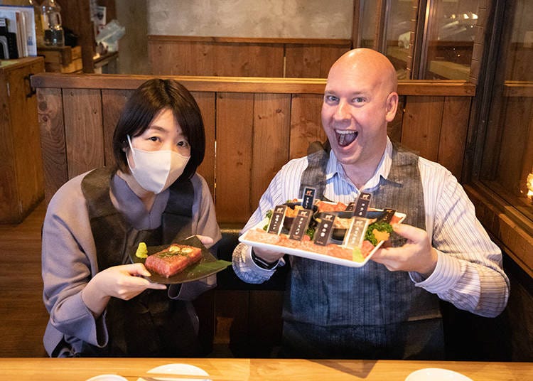 We visited with an American living in Tokyo