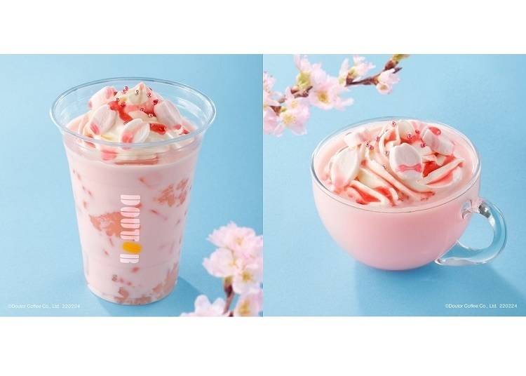 【ドトールコーヒーショップ】『さくらオレ』はじめ桜のモンブランやどら焼きにも注目！